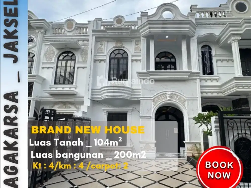 Dijual Rumah Classic Modern Ada Rooftop di Jagakarsa Jakarta Selatan