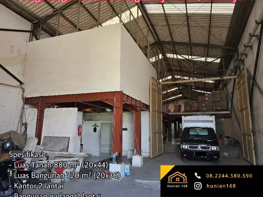 JUAL SEWA Gudang Pergudangan Mutiara Margomulyo Indah Permai Surabaya