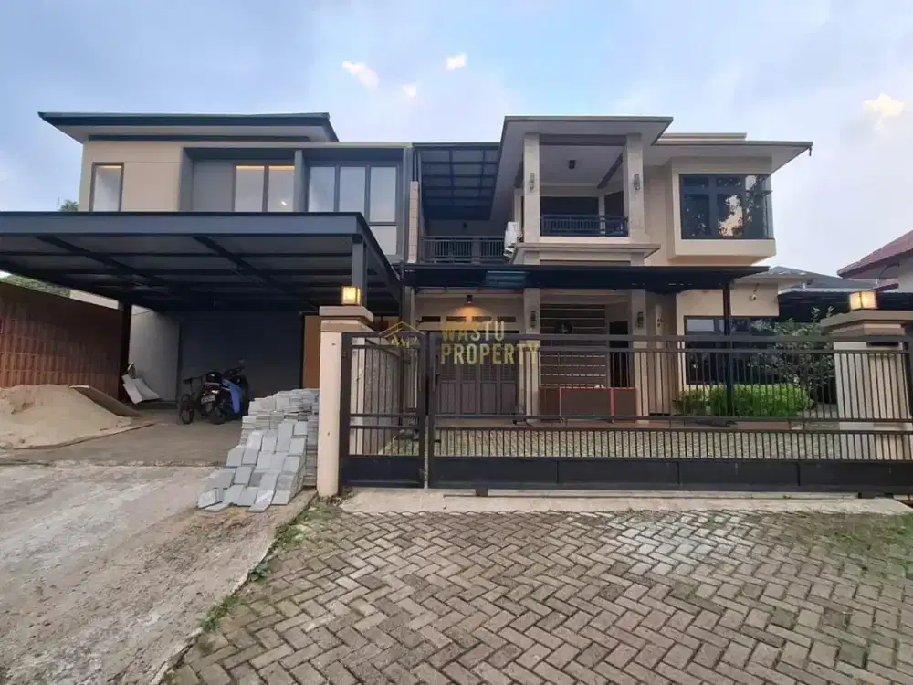RUMAH MEWAH SIAP HUNI TANAH LUAS DI PONDOK CABE UDIK