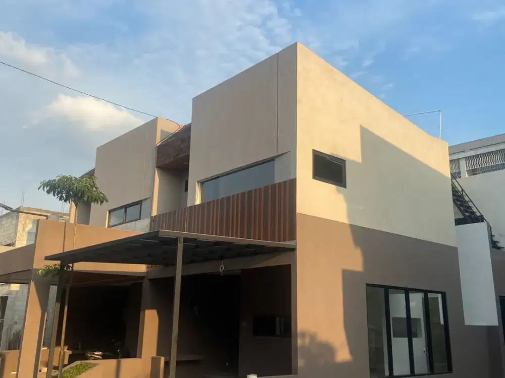 Hunian Minimalist Modern 2 Lantai dibawah 1 M