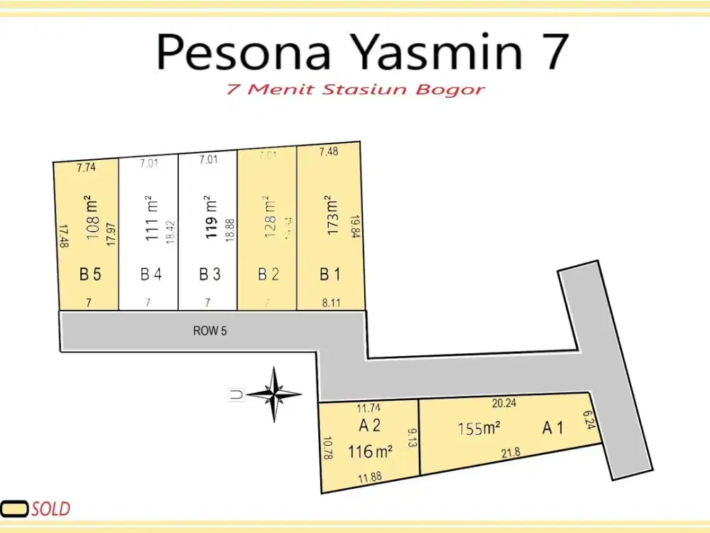 Tanah Kavling Harga Promo di Bogor Yasmin Dekat RS Hermina