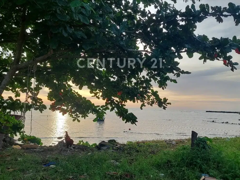 Tanah Di Pesisir Pantai View Sunset Di Manado
