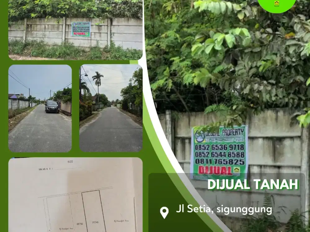 Dijual Tanah Siap Timbun di Jl. Setia, Tengah Kota Pekanbaru!