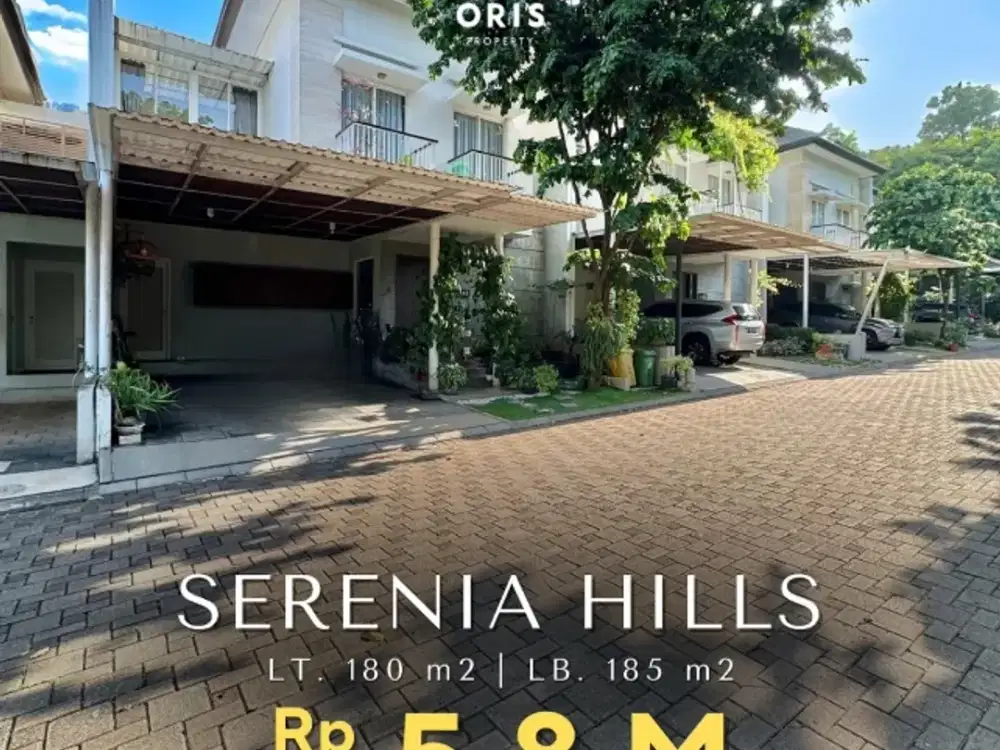 Turun Harga Rumah Dlm Cluster di Serenia Hills Lebak Bulus Jakarta