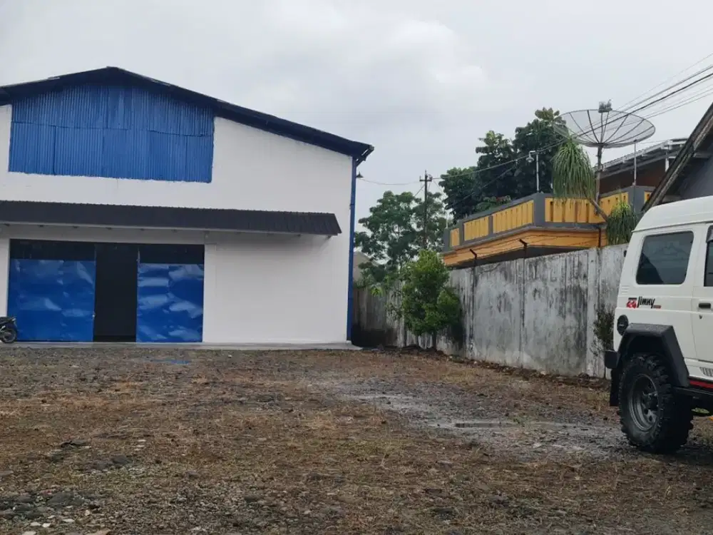 Dijual Gudang Strategis Cisaat Sukabumi dekat Akses Jalur Baru Masuk T