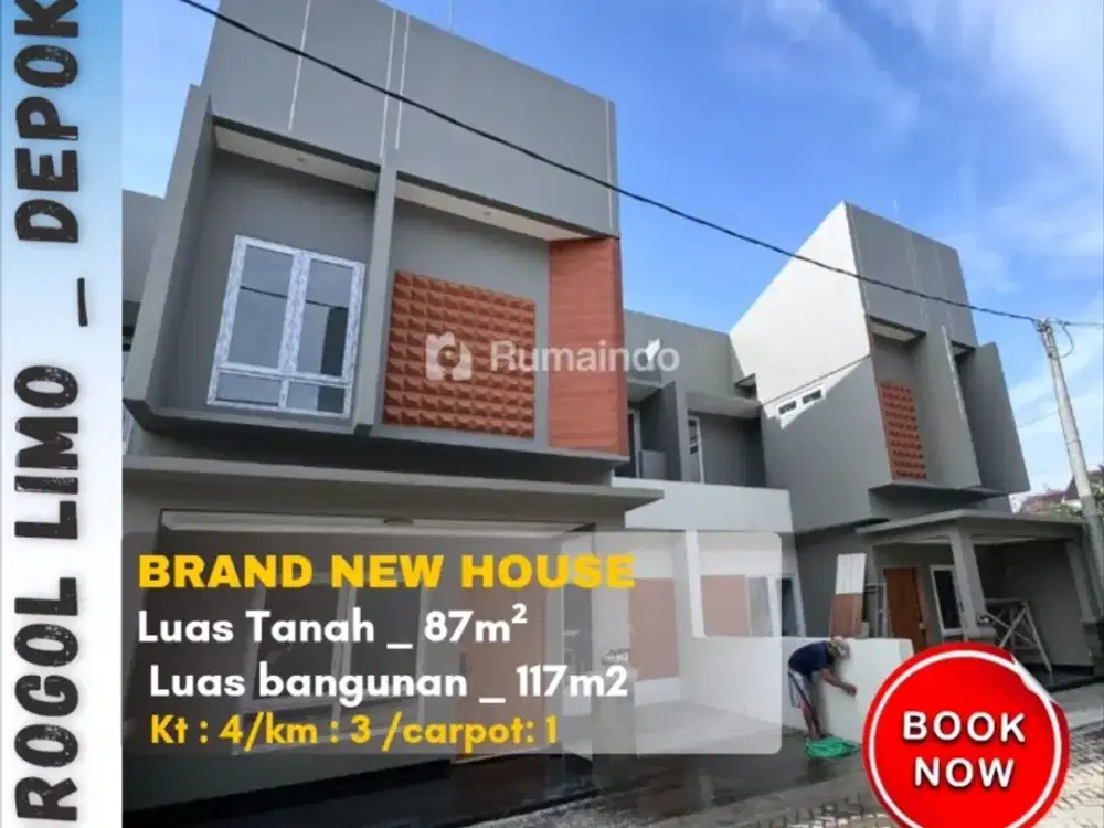 Dijual Murah Rumah Cluster di Grogol Limo Depok