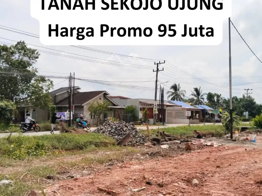 dijual tanah sekojo ujung jalan irigasi