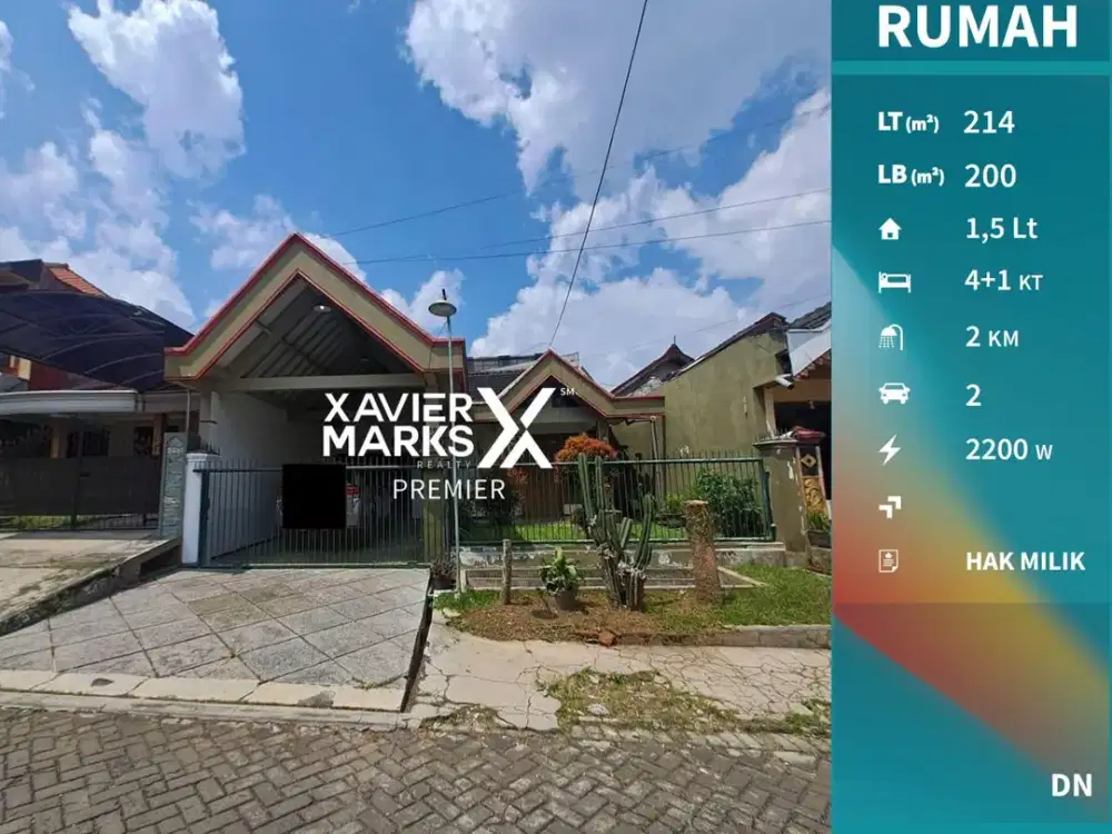 Dijual Rumah Terawat Siap Huni di Bukit Cemara Tidar Malang