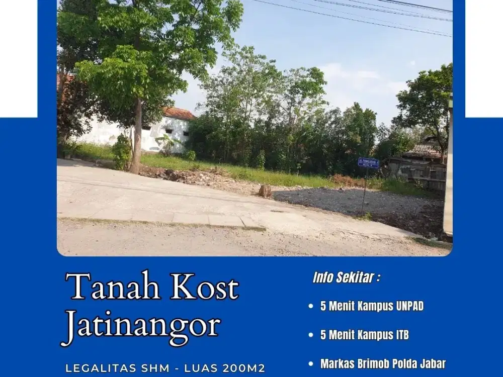Dijual Tanah Tanah 200m2 Dalam Komplek Korpri Jatinangor