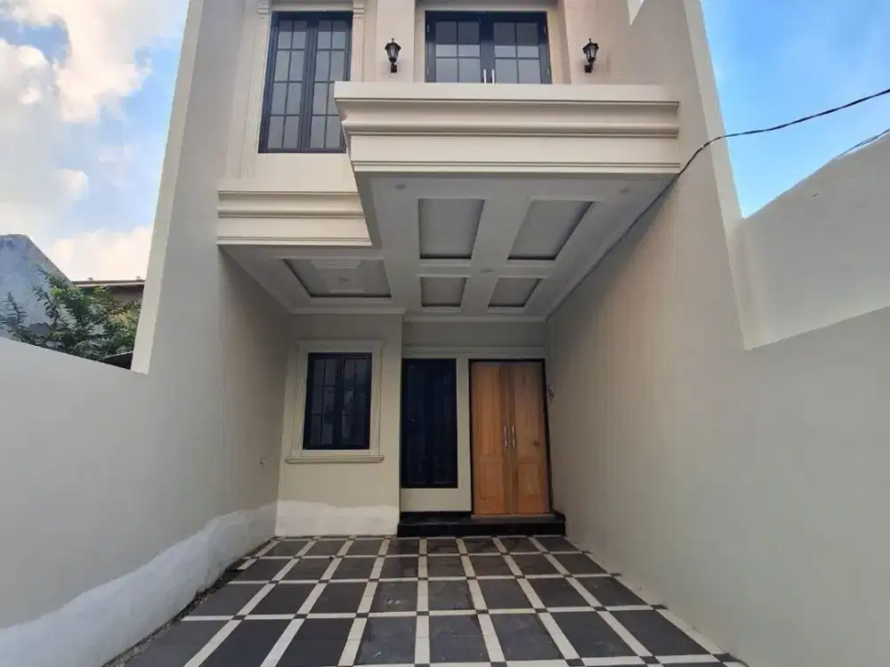 Rumah minimalis classic 2 lantai