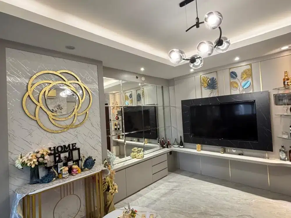 Dijual Murah Apartemen Mediterania 2 Furnish Interior Jakarta Barat