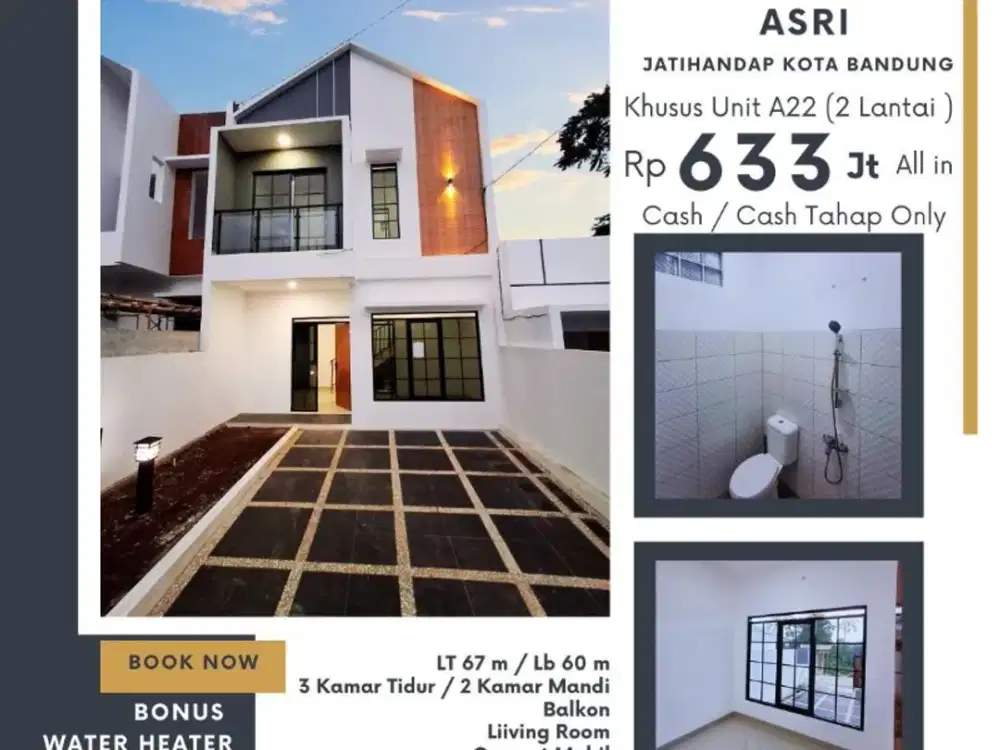 Rumah Baru 600jtaan Dikota Bandung