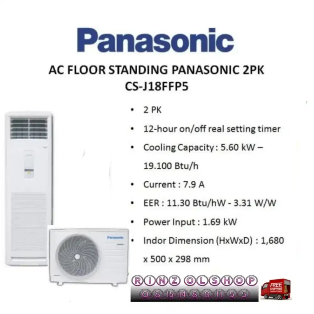 AC STANDING  PANASONIC CU-J18FFP5 2PK