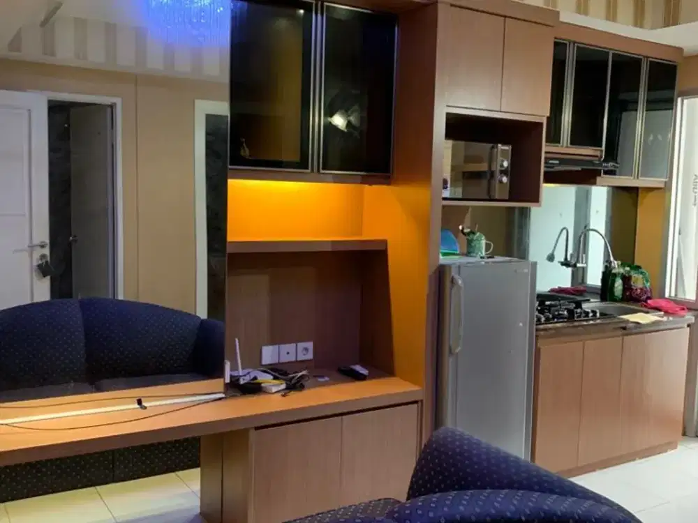 Apartemen Green Lake Sunter 2BR furnish, lantai rendah, sertifikat