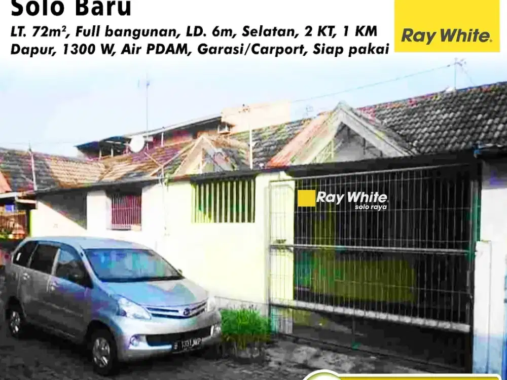 Dijual Rumah Lama di Perumahan Gedangan, Solo Baru