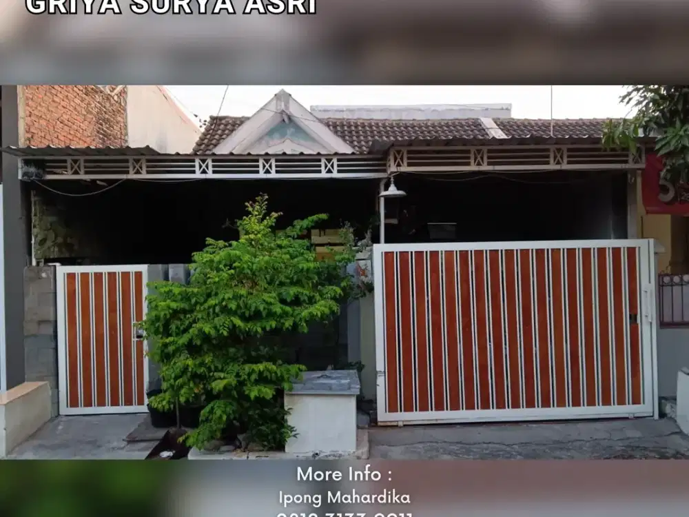 Rumah Dekat Kawasan Industri di Griya Surya Asri Candi Sidoarjo