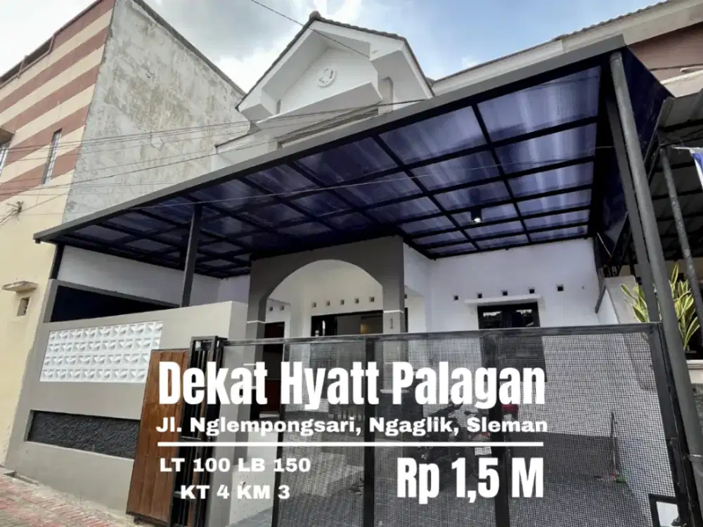 Rumah dekat Hyatt, Al azhar di lempongsari palagan