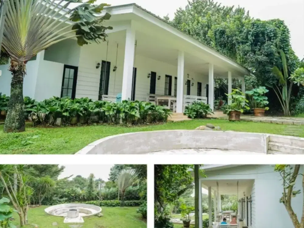Villa Cantik dengan Kolam Renang di dalamnya di Daerah Parung Bogor