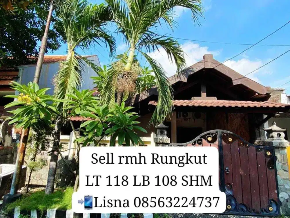 Rumah Dijual di Rungkut