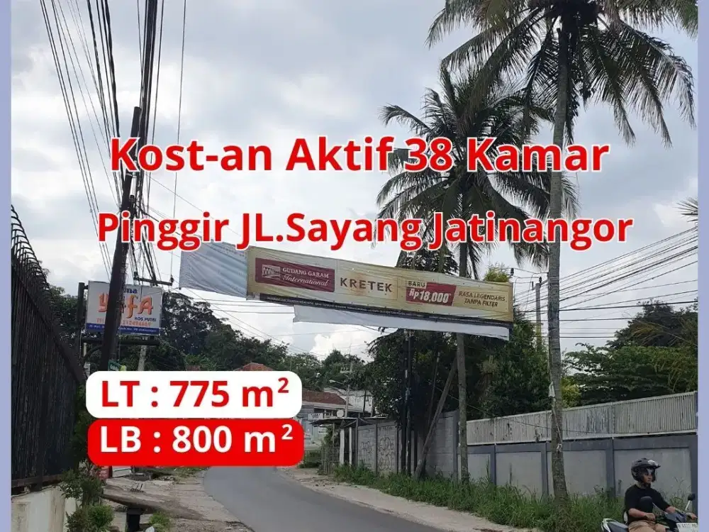 Dijual Kost Aktif Pati Cuan Pinggir Jalan Syang Jatinangor