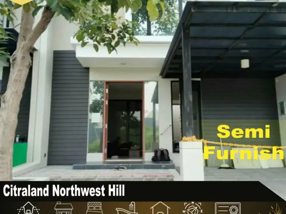 Disewakan Rumah Citraland Northwest Hill Surabaya