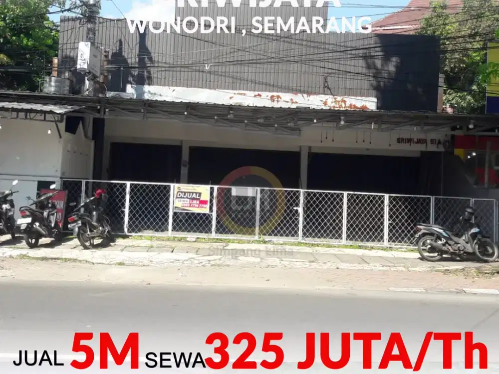 Ruko Strategis di Jalan Raya Sriwijaya Semarang cocok untuk Resto