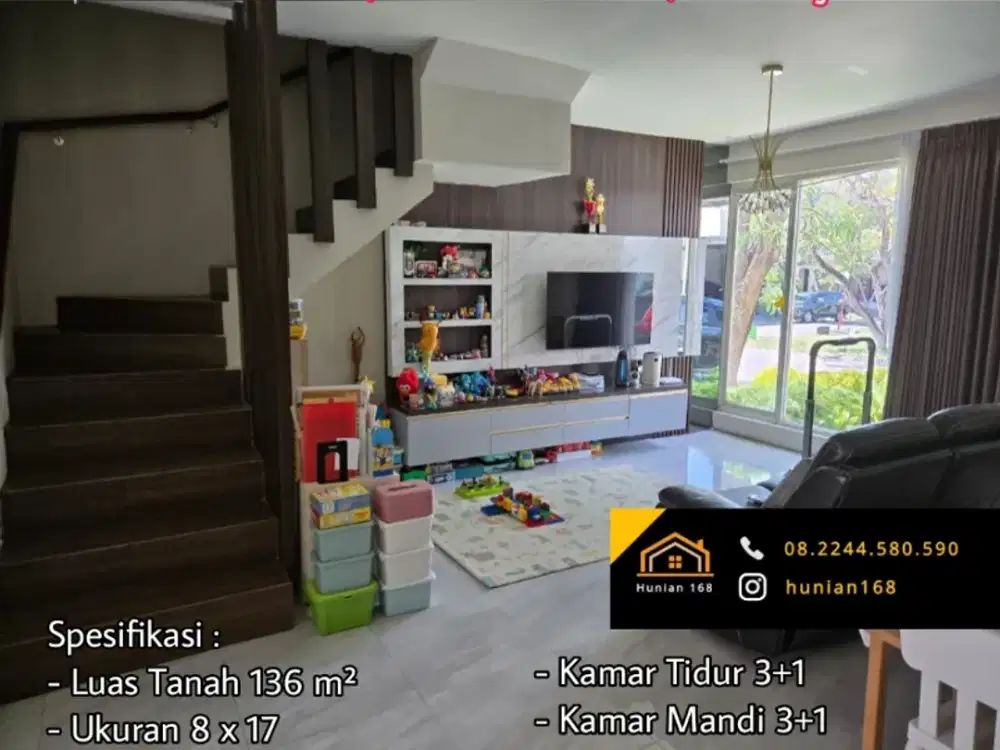 Fully Furnished Bukit Palma Grandia Classica Citraland Utara Surabaya