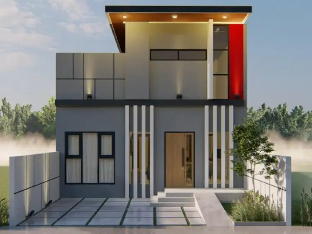 d084 Rumah On Prosres Bangun, Strategis di Area Golf, Araya Malang