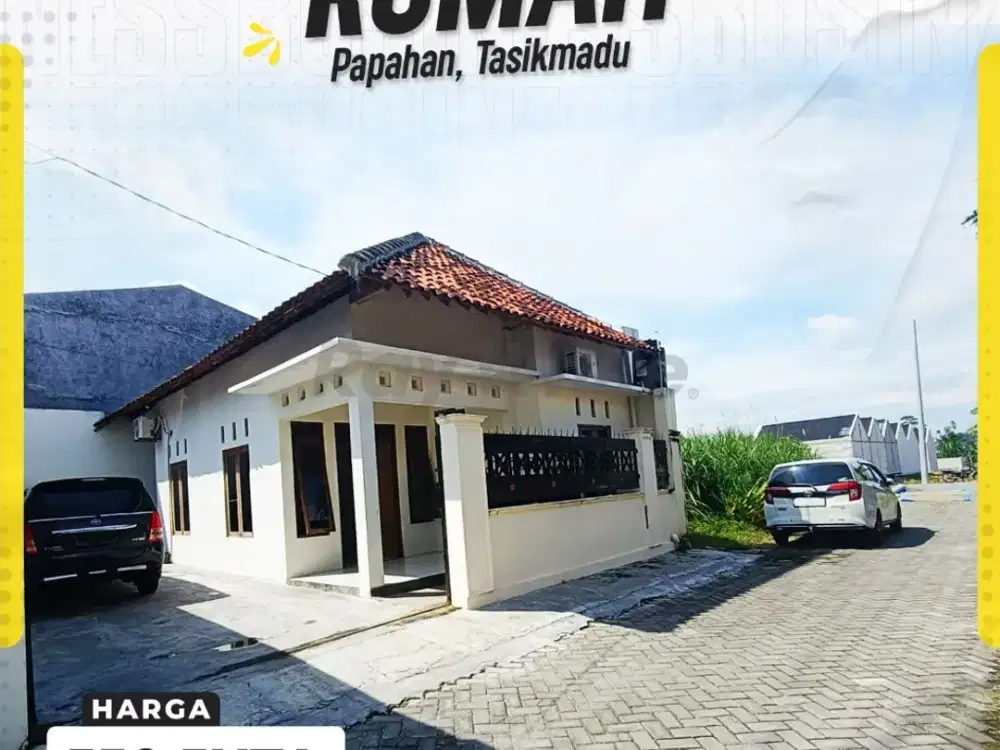 Dijual Rumah Siap Huni di Papahan, Tasikmadu, Karanganyar