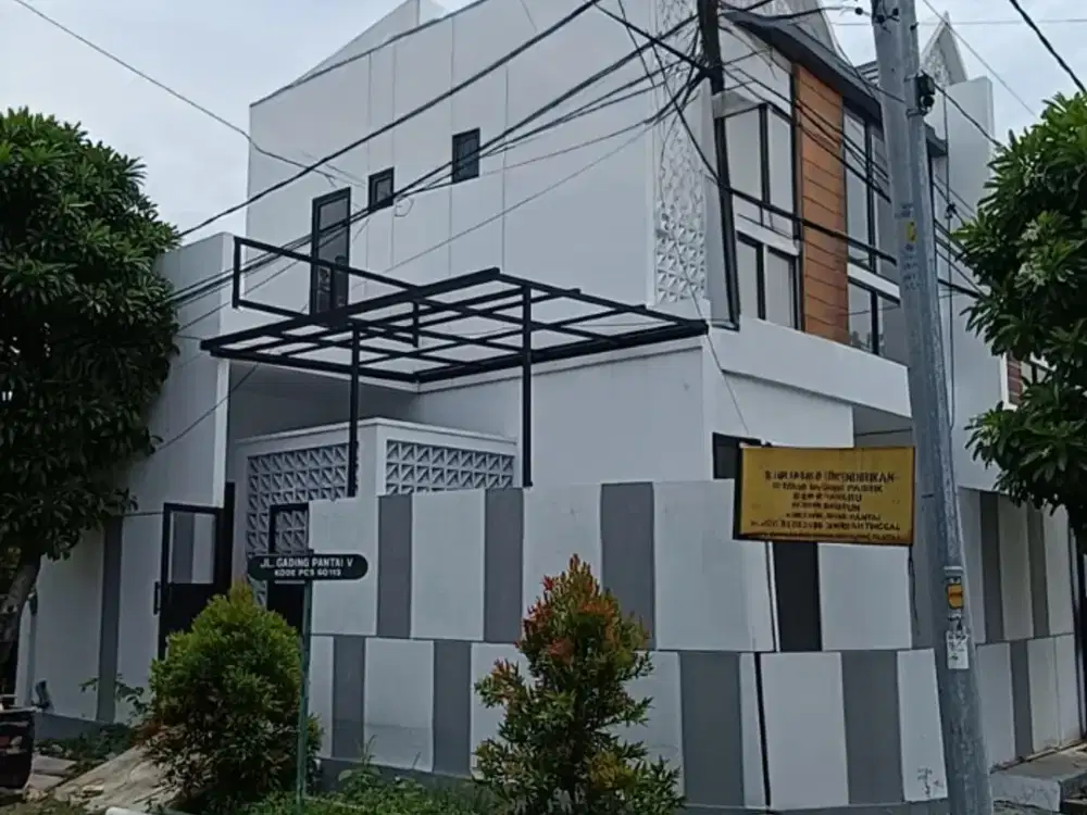langsung dibeli yuk sisa 1 unit saja rumah baru gading pantai kenjeran
