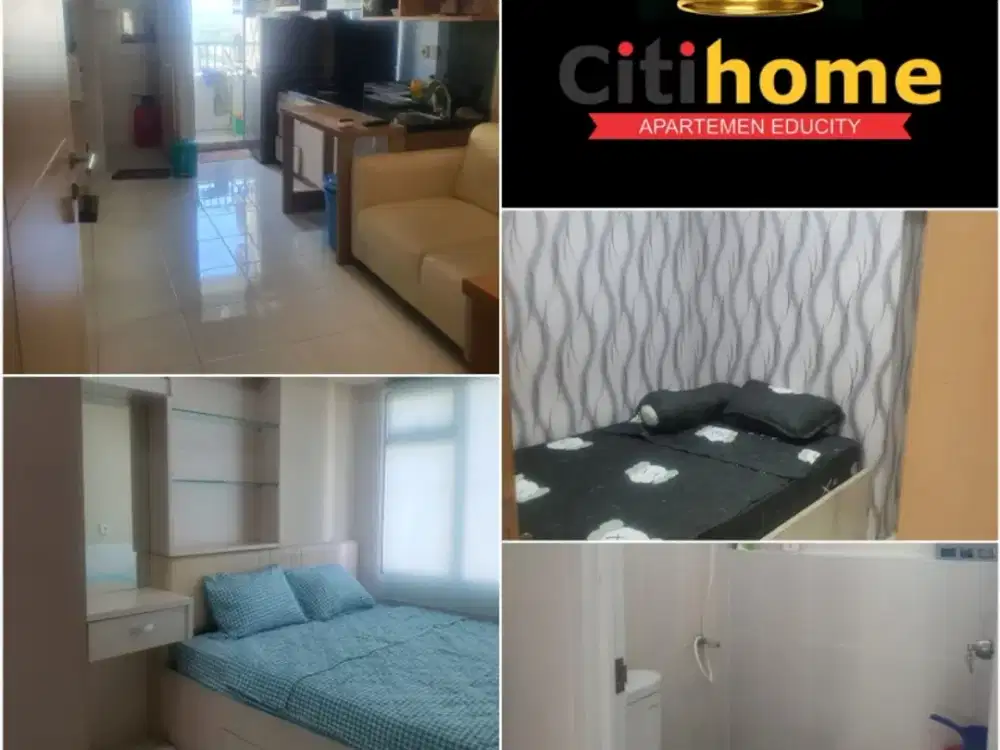 sewa harian 2br apartemen educity by Citihome