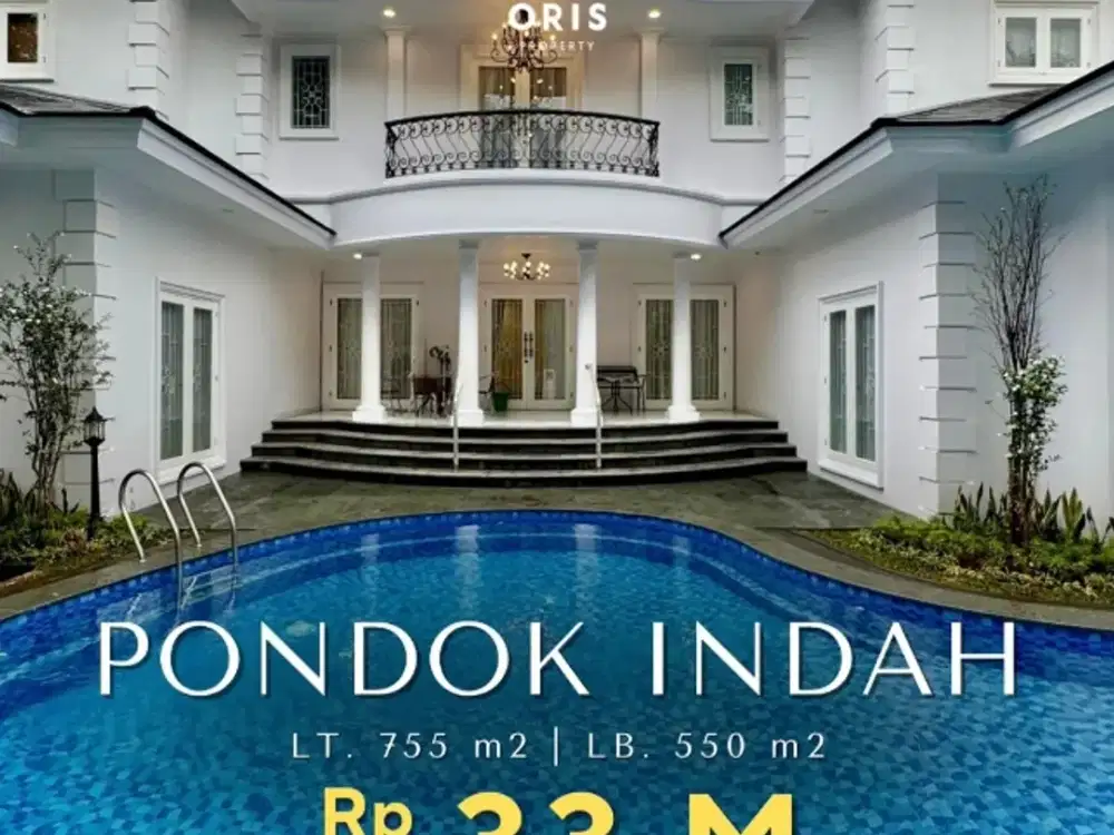 Rumah Brand New Swimming Pool Area Elite di Pondok Indah Jakarta