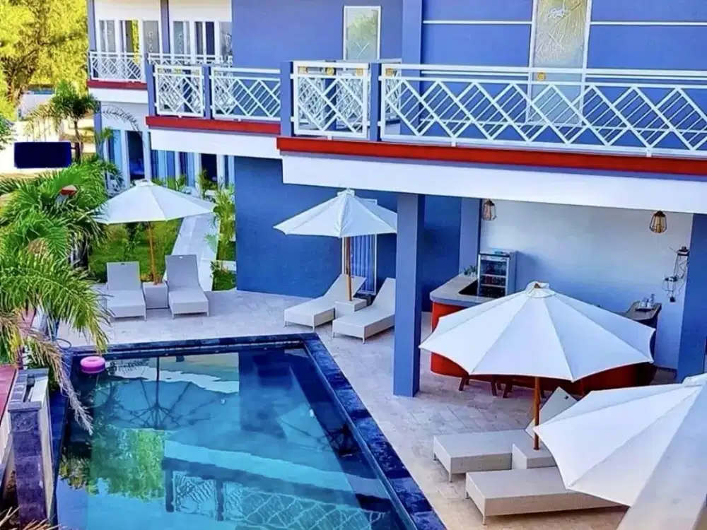Hotel Di Gili Trawangan,Lombok,Nusa Tenggara Barat-View Laut