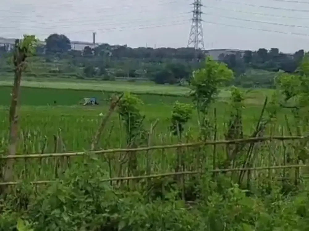 Dijual lahan Rata di dekat exit tol karawang