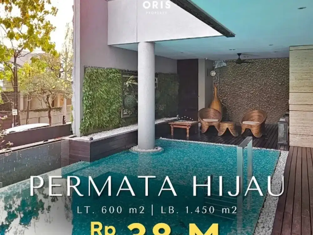 Rumah Mewah Nuansa Resort Swimming Pool di Permata Hijau Jakarta