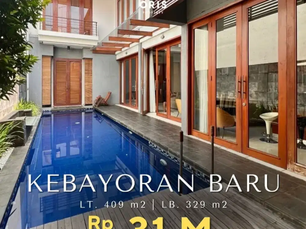 Rumah Modern Tropical Area Exclusive di Kebayoran Baru Jakarta Selatan