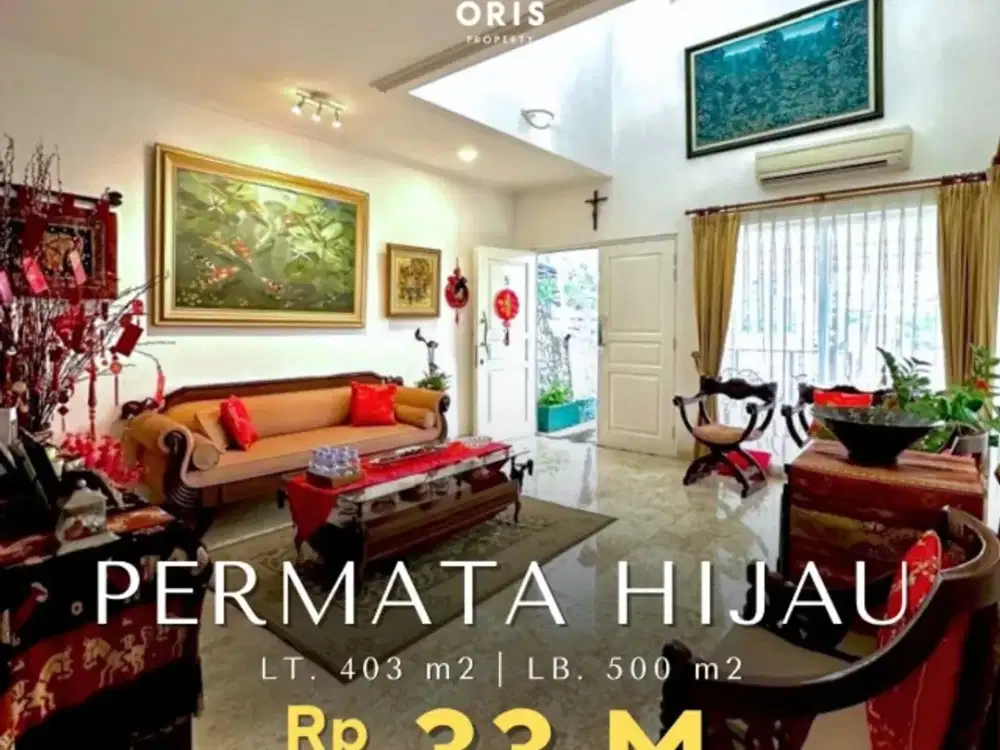 Rumah Lama Terawat Dlm Komplek di Permata Hijau Jakarta Selatan