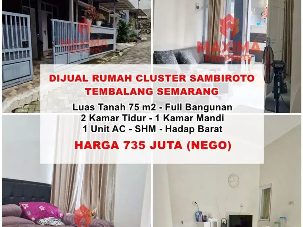 Rumah sambiroto pusat kota semarang