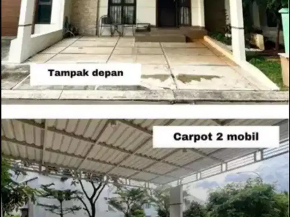 Disewakan Rumah Cluster Burgundy 75 juta  summarecon Bekasi