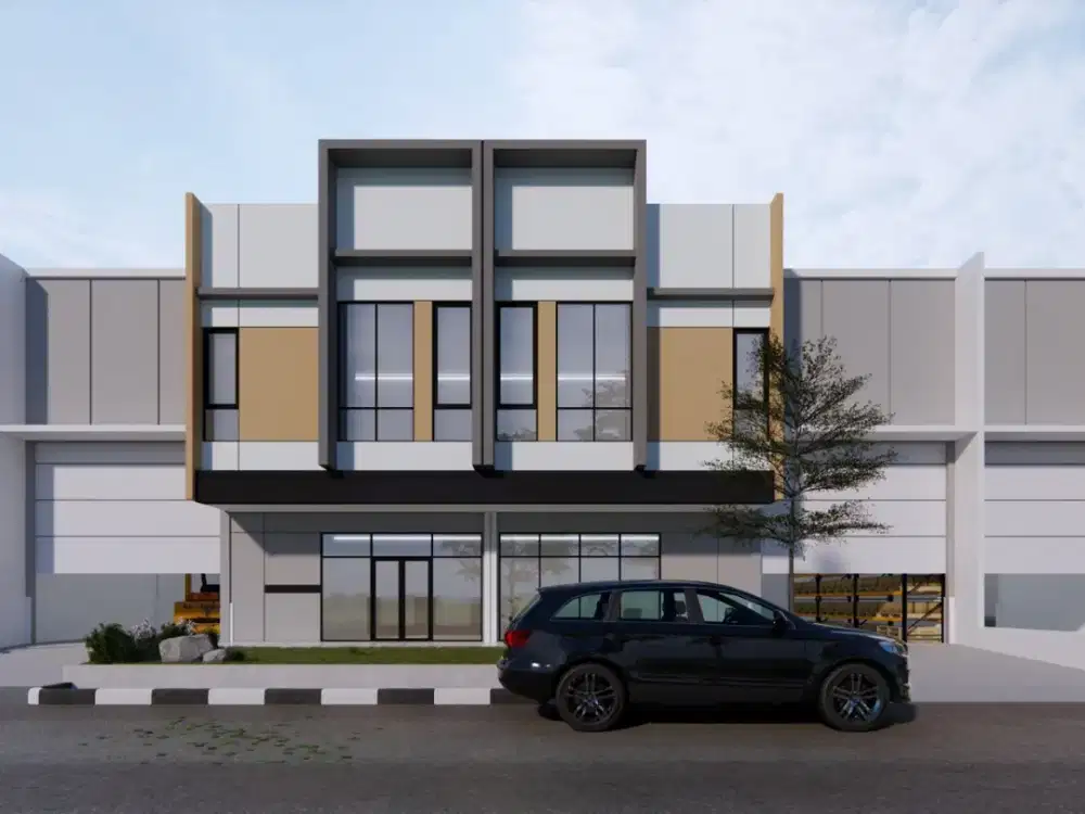(Rumah-Kantor-Gudang 3in1) Terpadu & Multifungsi di Surya Grand Cisoka