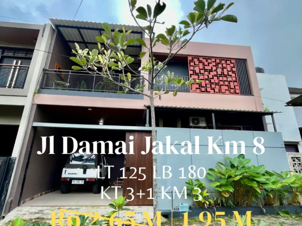 Rumah mewah jalan Damai jakal Km 8