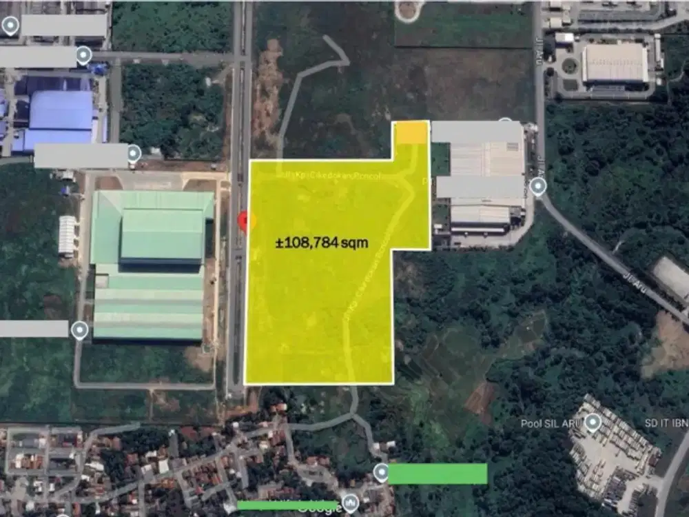 Dijual Tanah Industri Dalam Kawasan MM2100 Cikarang Barat Bekasi