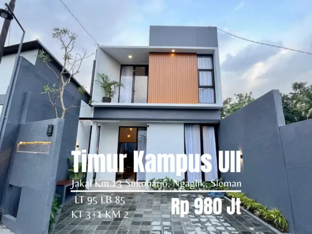 Rumah Baru dekat ke Kampus UII Jakal km 13 Sukoharjo