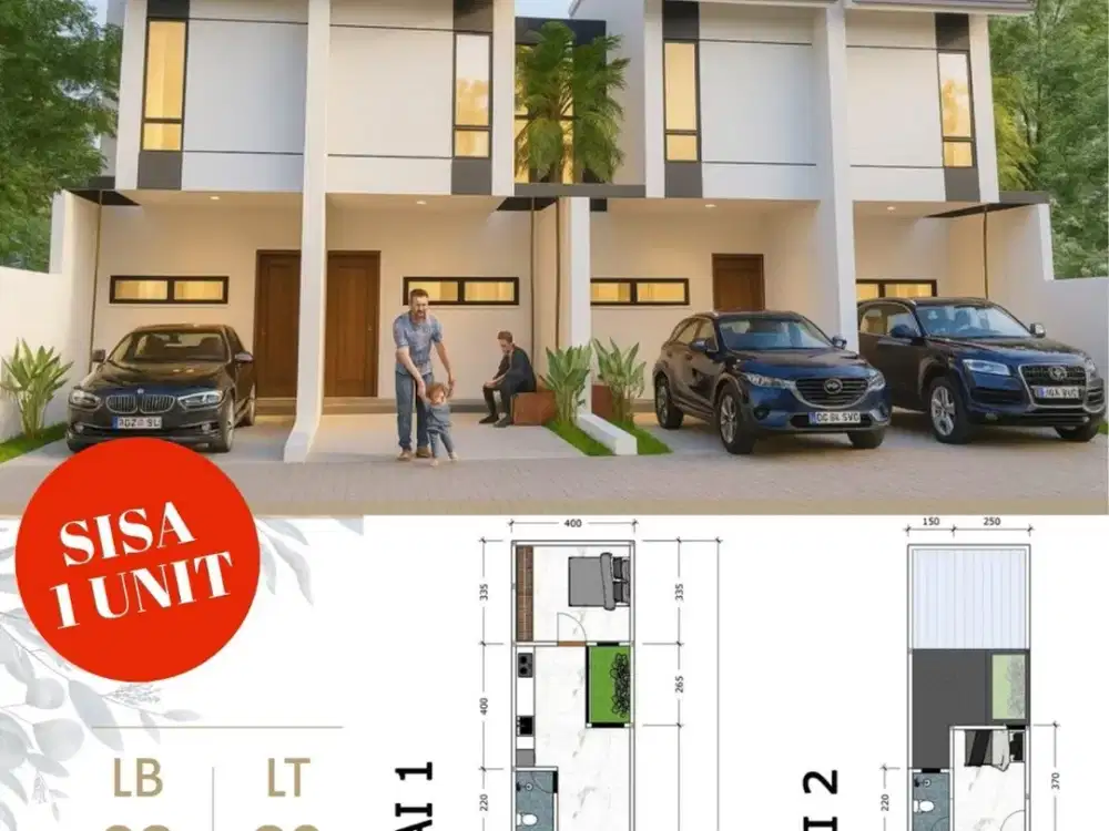 Rungkut rumah baru Gress 2 lantai harga terjangkau