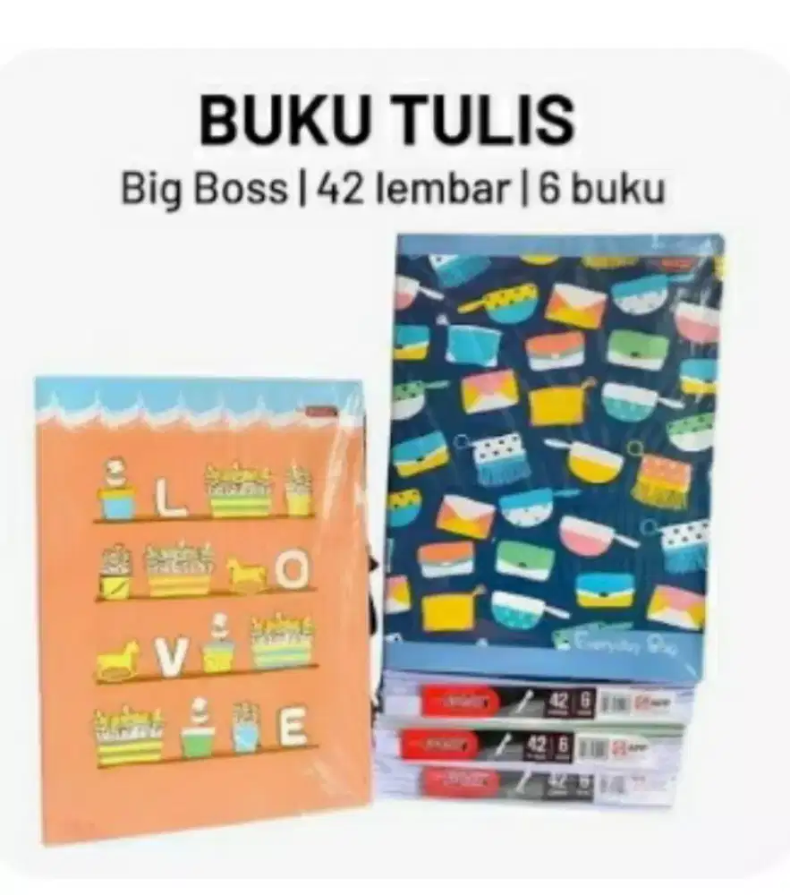 Buku bigboss isi 42 lembar