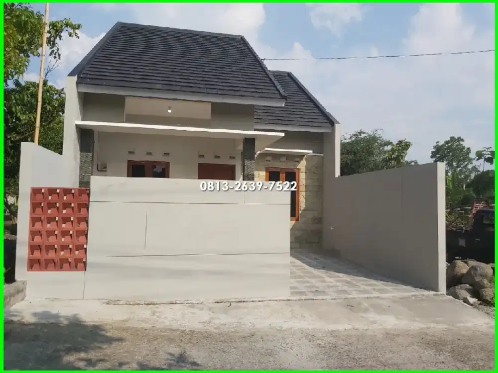 Akses Mobil, Rumah Baru di Palagan Sleman Bisa KPR