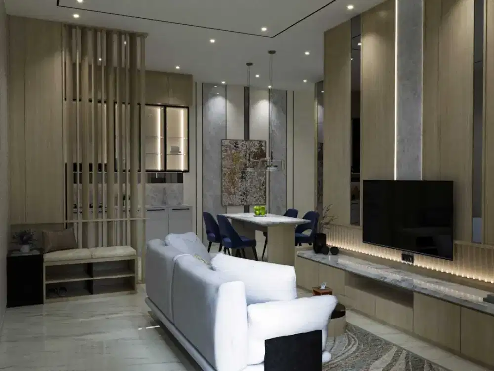 JUAL RUMAH BARU BABATAN PANTAI LANTAI 1 FULL INTERIOR