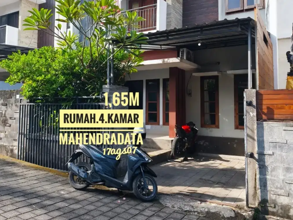 Jual Rumah 4 kamar Mahendradata denpasar bali