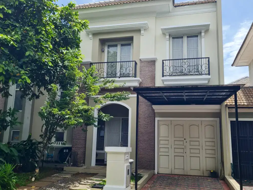 Rumah Semi Furnish Cluster Crystal Gading Serpong Full Renov Tangerang