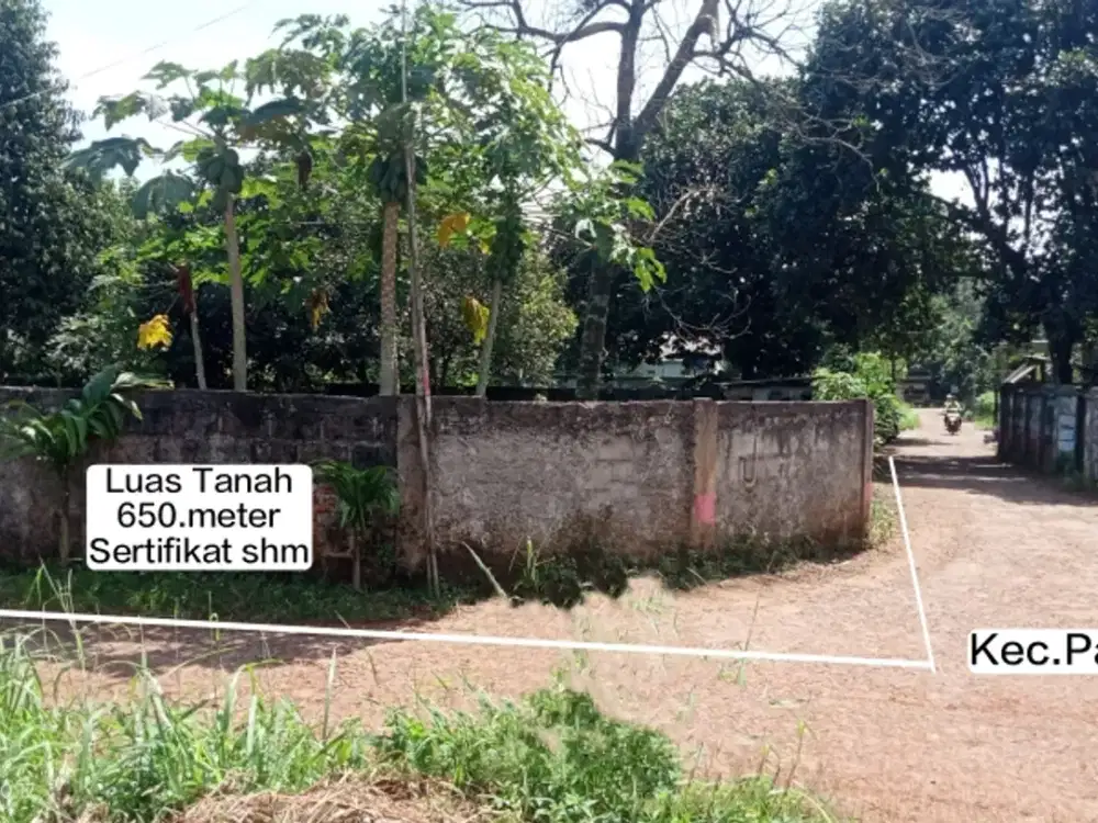 TANAH MURAH RATA BENTUK KOTAK STRATEGIS DI PARUNG BOGOR